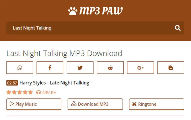 MP3 Paw Music Download