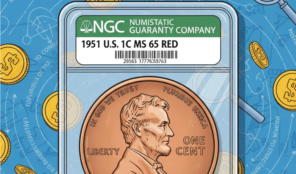 1951 Wheat Penny NGC certification